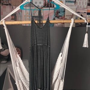 Stripped Skater Dress